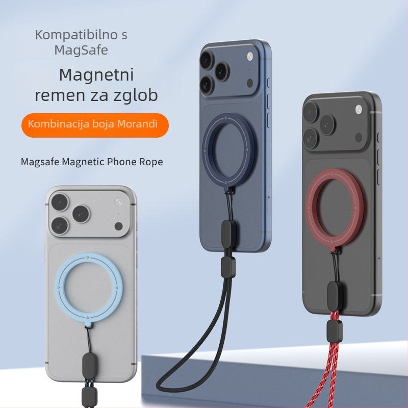 MagSafe narukvica za zglob s dvostrukim magnetskim držačem, univerzalni model, metalna konstrukcija, mogućnost prilagodbe