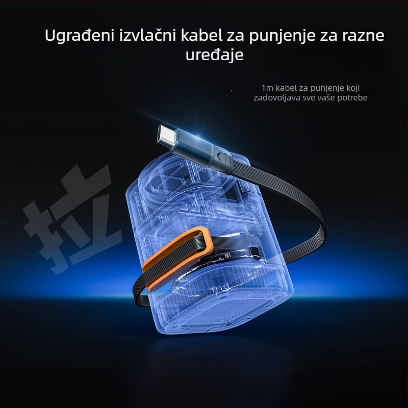 Qi2 magnetsko bežično punjenje 65W, 3-u-1 s infracrvenim senzorom rotacije za Apple prijenosnike