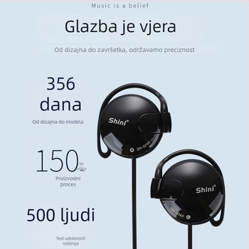 Q140 slušalice za uho s ravnim kabelom, 3,5 mm priključak, 32 Ω, 20–20000 Hz