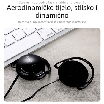 Q140 slušalice za uho s ravnim kabelom, 3,5 mm priključak, 32 Ω, 20–20000 Hz