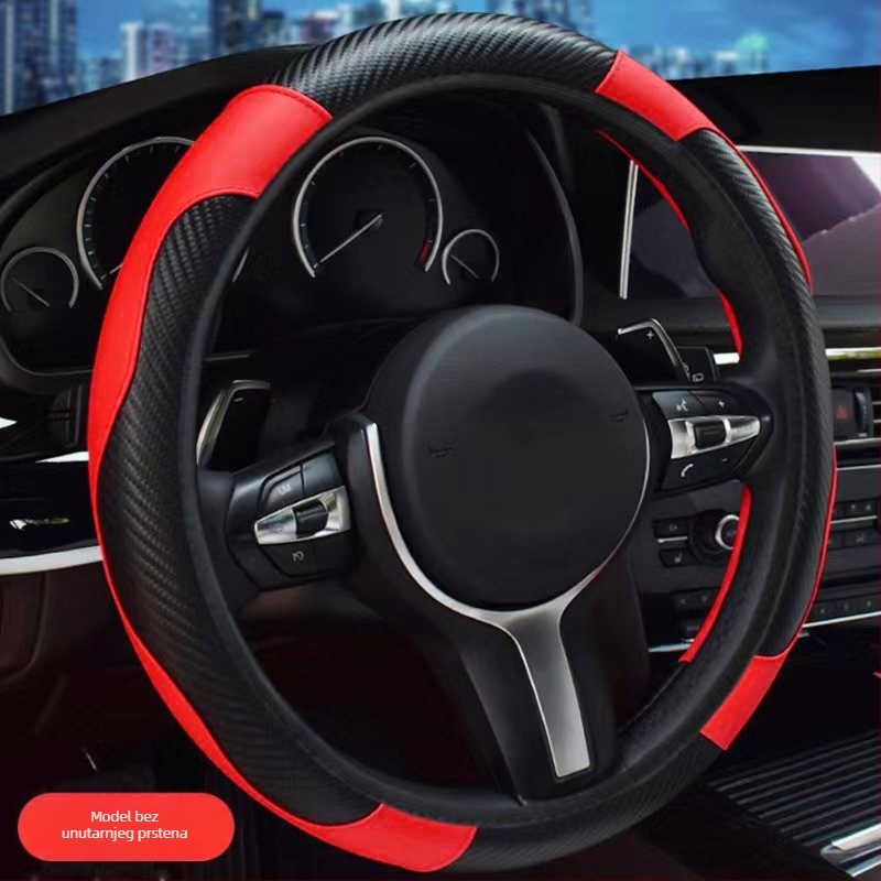 Navlaka za volan automobila, površina umjetne kože, sve sezone, univerzalna ugradnja