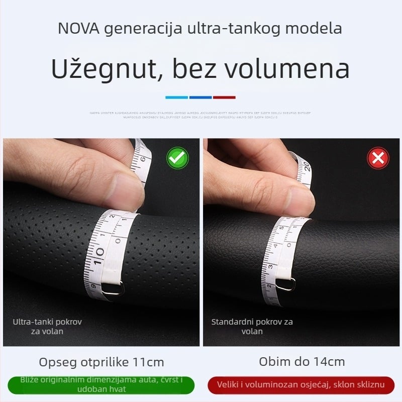 Presvlaka volana BMW – sportski stil, od prave kože, univerzalno za sve sezone, kompatibilno s 3/5 serijom i X1–X7