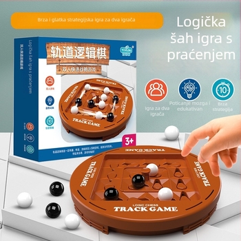 Dva igrača: logička šahovska igra s nadahnućem Go – društvena igra za mentalni trening; plastična, brend KQT; uzrast 4–6, 7–14, 15–35
