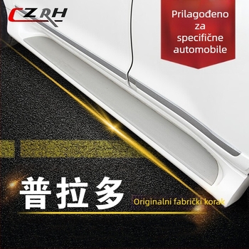Bočni koraci od nehrđajućeg čelika za Toyota Prado, kompatibilni modeli 2003-2009 i 2010-2022+, automatski prijenos.