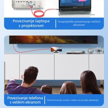 Type-C HDMI adapter kabel za Switch/Nintendo, 4K30Hz, 16-jezgreni čip, pb-11-1