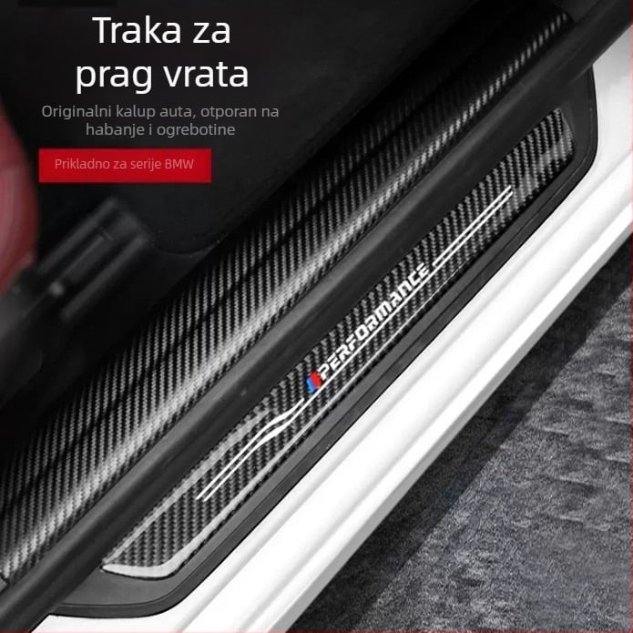 Prag vrata za BMW – izgled pravog karbonskog vlakna, otporan na ogrebotine i habanje