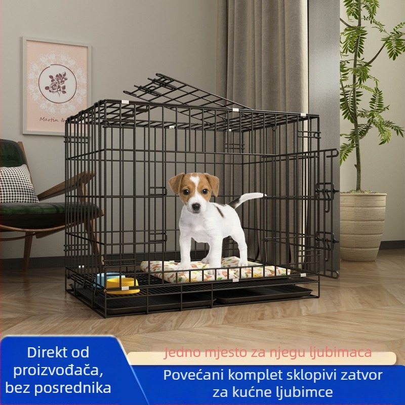 Kavez za pse - žičana kavez za pse - unutarnja i vanjska uporaba (Materijal: žica; Kategorija: kavez; Namijenjeno za: pse; Uvoz: Ne; IP ovlašten: Ne)