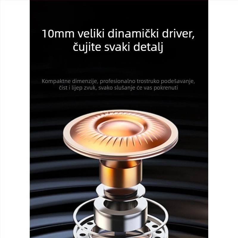 Žične slušalice na uho za stolna računala, s mikrofonom, 3,5 mm priključak