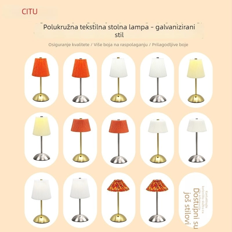 Moderna minimalistička stolna lampa s izvorom svjetla, ambijentalno osvjetljenje u spavaćoj sobi uz noćni ormarić, romantičan dijamantni motiv i dodatna oprema kućišta lampe