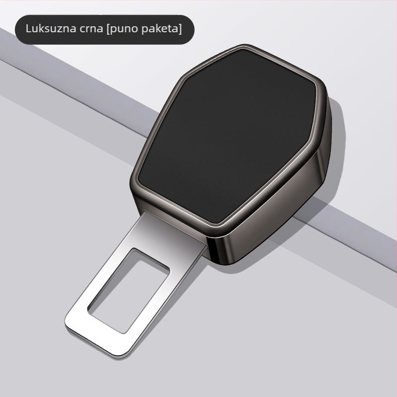 Produžni nastavak kopče sigurnosnog pojasa s viličastom glavom, metalni, unutarnji dio automobila, model L7L8L9L6