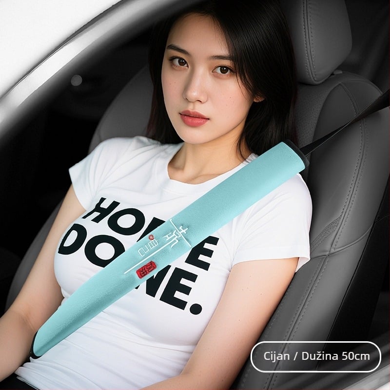 Plush navlaka za ramenski pojas - Univerzalna zaštita interijera automobila koja pokriva četiri sezone, otpornost na habanje, otporna na prljavštinu i prozračna - Težina 120 - Mogućnost prilagodbe