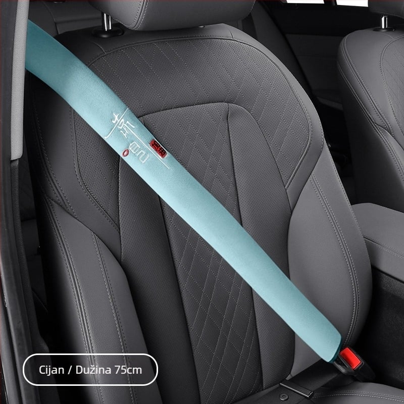 Plush navlaka za ramenski pojas - Univerzalna zaštita interijera automobila koja pokriva četiri sezone, otpornost na habanje, otporna na prljavštinu i prozračna - Težina 120 - Mogućnost prilagodbe
