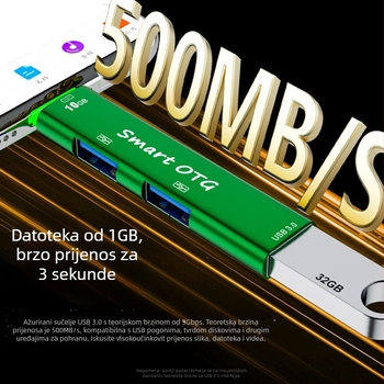 Jaya 319 USB-C hub s 1 ulazom, 3 izlaza, 10Gbps, bez napajanja
