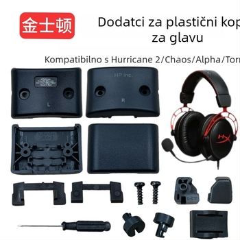 Dodatak za kopču trake za glavu za Kingston HyperX Hurricane 2 Tomahawk Alpha Storm — kompatibilno s Hurricane 2 Tomahawk Alpha Storm; jednostavna ugradnja; prilagođeno uzorcima