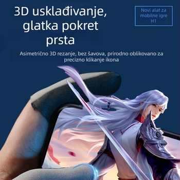 Prsteni rukav za igranje na dodirnom zaslonu – vlakna ugljika, bakra i metalna vlakna, ultra-tanki, 10 g, otisak logotipa, prilagodba obrade