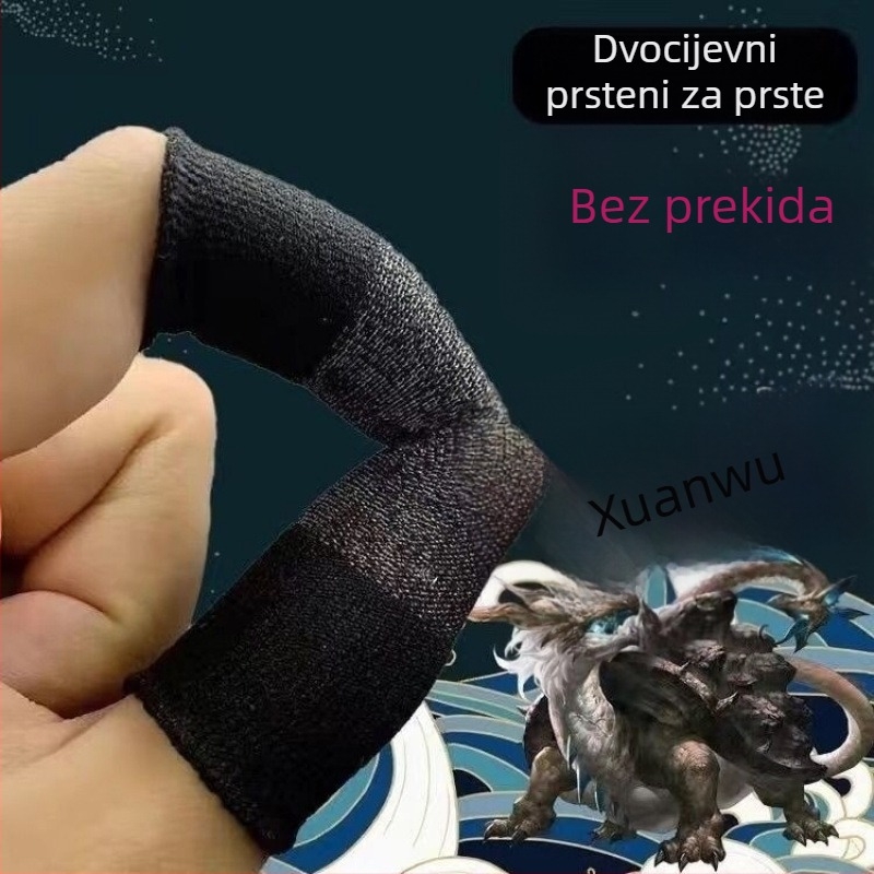 Gaming prsteni za prste - ultra tanke, otporni na znoj, za gaming periferiju