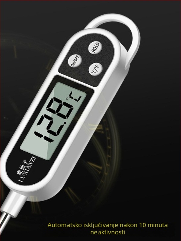 Detektor termometra automobilskog klima - digitalni mjerni uređaj sa sondom za izlaz zraka