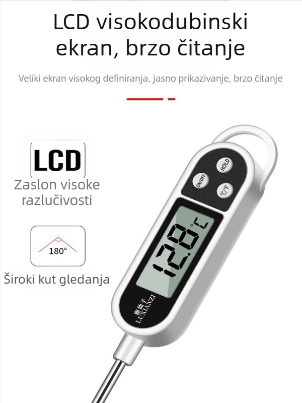 Detektor termometra automobilskog klima - digitalni mjerni uređaj sa sondom za izlaz zraka