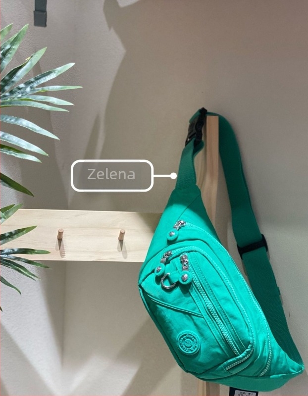 Torba za struk s više pretinaca, Oxford platno, zatvarač, unutarnji pretinci za telefon, ID karticu, prijenosno računalo i kameru, trodimenzionalni vanjski dizajn