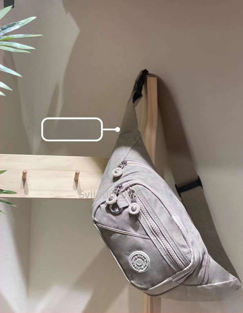 Torba za struk s više pretinaca, Oxford platno, zatvarač, unutarnji pretinci za telefon, ID karticu, prijenosno računalo i kameru, trodimenzionalni vanjski dizajn