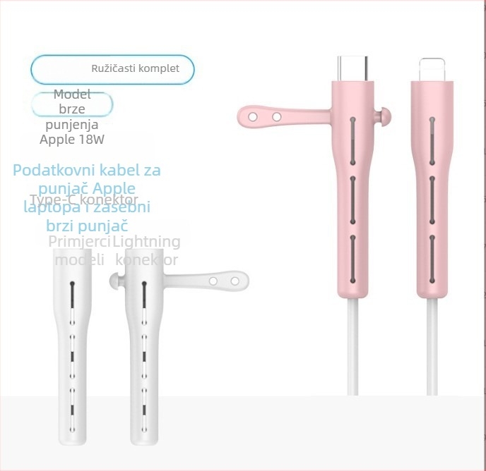 Zaštitni poklopac za kabel podatkov CP0789 – Silikon, uvijač za kabel za mobitele