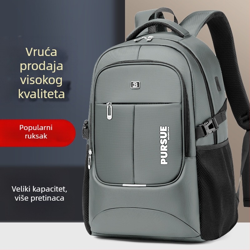 Unisex Oxford ruksak, 20–35L, kompatibilan s 15-inčnim laptopom, vodootporan, za slobodno vrijeme putovanja