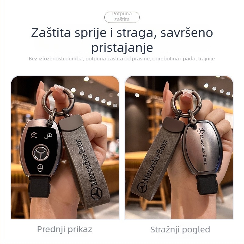 Kućište ključa Mercedes-Benz – TPU materijal, visokokvalitetan stil, Huihuangda marka