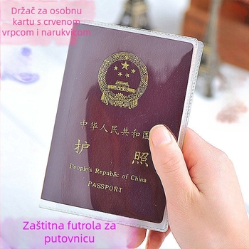 Zaštitni etui za putovnicu, PU materijal, sklopivi, japanskog stila