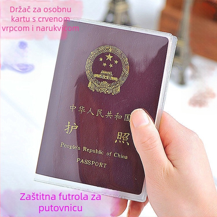 Zaštitni etui za putovnicu, PU materijal, sklopivi, japanskog stila