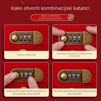 Držač bankovne knjižice s ključem – umjetna koža, organizator za bankovnu knjižicu i čekove, model Cd dj, marka Full chain, šifra proizvoda Get rich money book