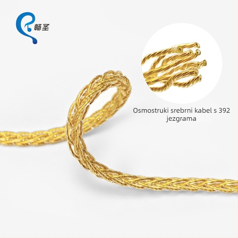 OTG Type-C audio kabel XS-012 s malim završnim adapterom za slušalice, prenosni DAC zvučna kartica kabel