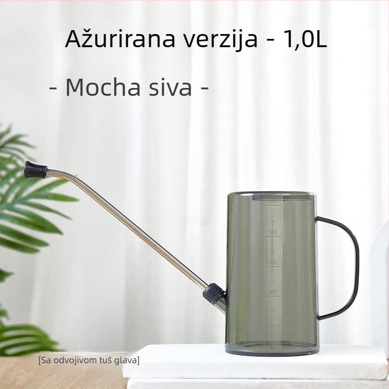 Kantica za zalijevanje s dugim izlazom za kućno vrtlarstvo; raspršivač (Tip: kanta/zalijevanje/tuš; Kapacitet: vidi detalje; Materijal: Drugo)