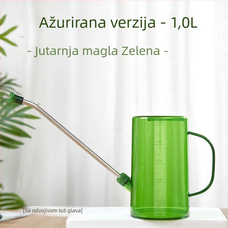 Kantica za zalijevanje s dugim izlazom za kućno vrtlarstvo; raspršivač (Tip: kanta/zalijevanje/tuš; Kapacitet: vidi detalje; Materijal: Drugo)