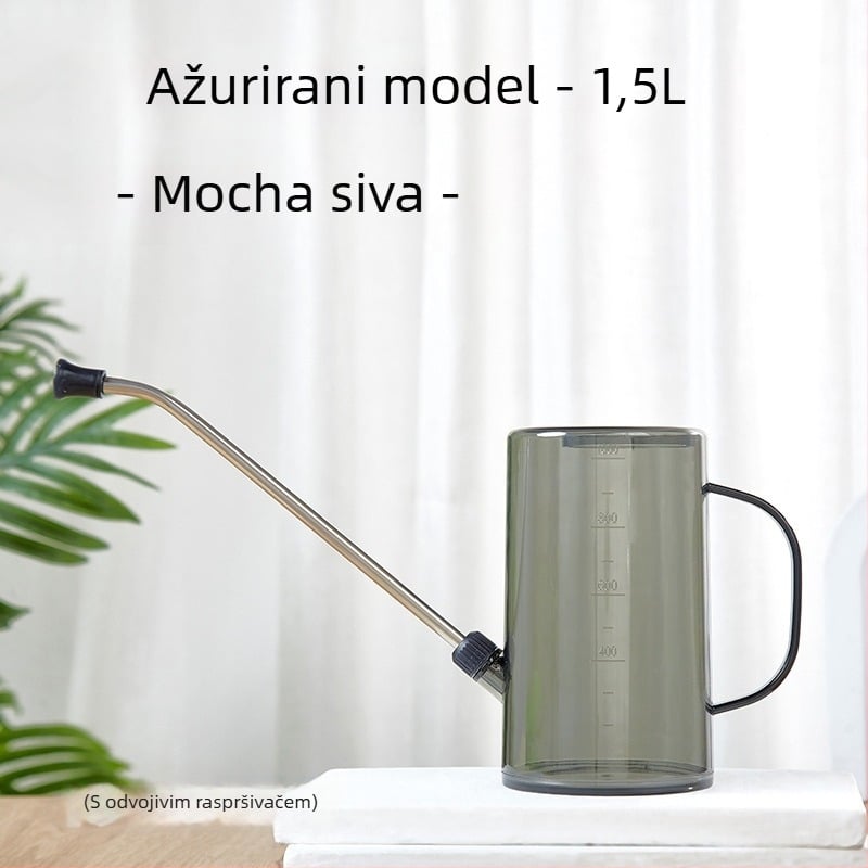 Kantica za zalijevanje s dugim izlazom za kućno vrtlarstvo; raspršivač (Tip: kanta/zalijevanje/tuš; Kapacitet: vidi detalje; Materijal: Drugo)