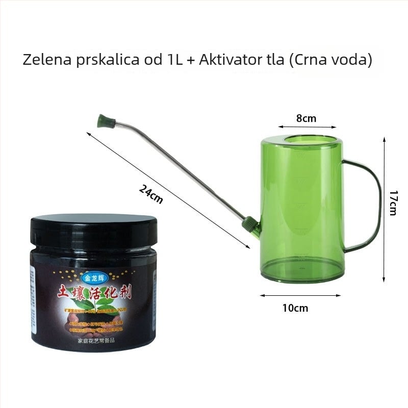 Kantica za zalijevanje s dugim izlazom za kućno vrtlarstvo; raspršivač (Tip: kanta/zalijevanje/tuš; Kapacitet: vidi detalje; Materijal: Drugo)