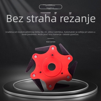 Zai Laugh šestolistna glava za košenje, glava za trimer, univerzalni vrtni dodatak