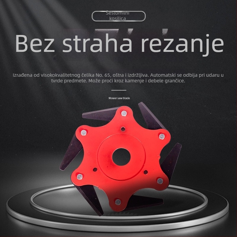 Zai Laugh šestolistna glava za košenje, glava za trimer, univerzalni vrtni dodatak