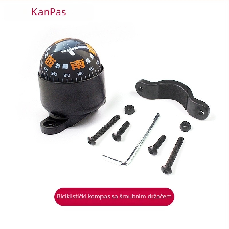 Kompas za vožnju električnim motociklom, metalna konstrukcija, vodootporan, visoka osjetljivost smjera