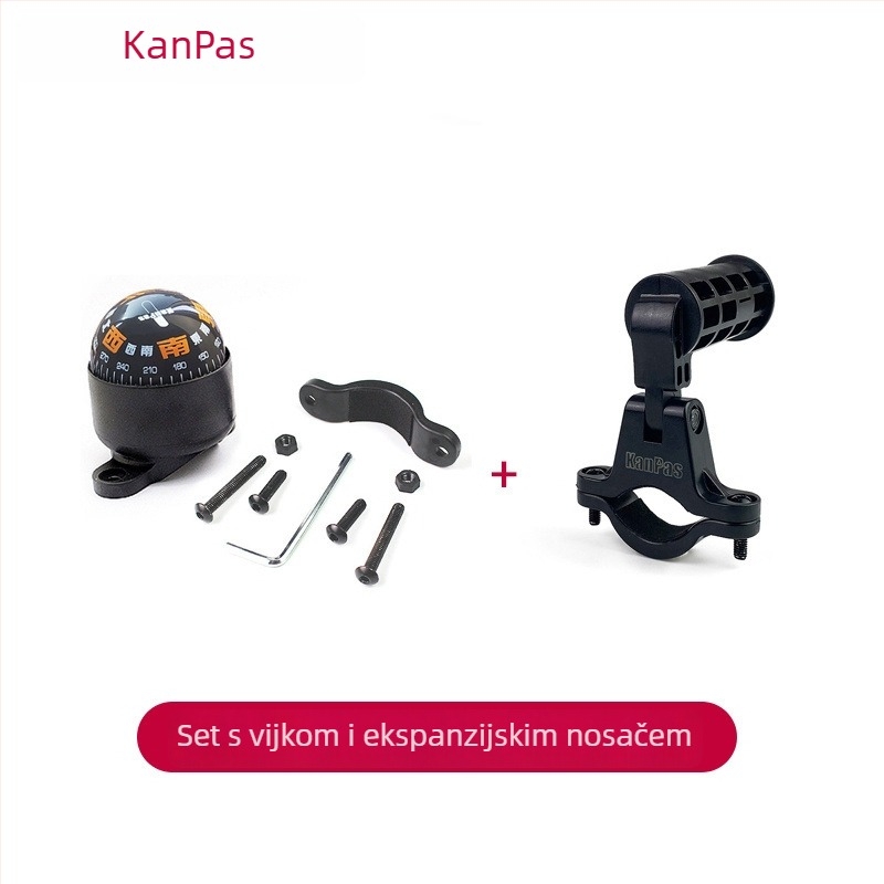 Kompas za vožnju električnim motociklom, metalna konstrukcija, vodootporan, visoka osjetljivost smjera