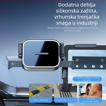 Zhenyu univerzalni držač za navigaciju u automobilu s Snap-on za zaslon središnje konzole, prilagodljiv