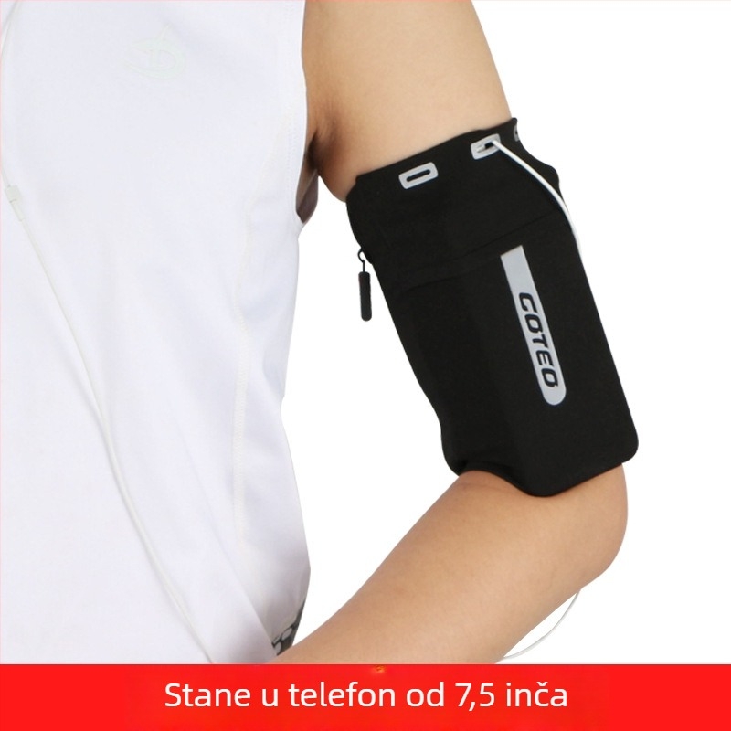 Unisex držač telefona na nadlakticu za trčanje i vanjske aktivnosti, lagani poliester