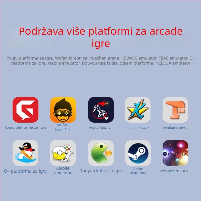 Joystick za arkadne konzole, Baolong MN, USB sučelje, bez vibracija, OEM