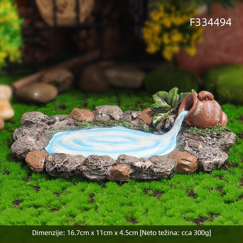 Smolene mini gradske figure za mikro pejzaž: dinosaurus, vila i elf, pastoralni stil, polu-ručna izrada, kartonsko pakiranje