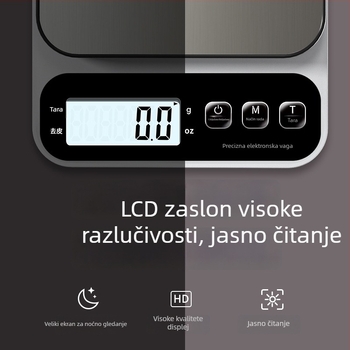 Elektronička kuhinjska vaga visoke preciznosti za pečenje i hranu, model 100