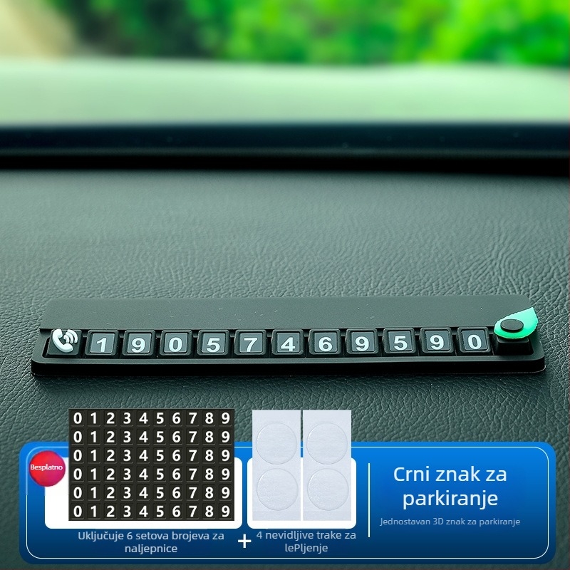 Ruijie PVC Automobil Stop Znak – Skrivena Telefonska Pločica, Podrijetlo Zhejiang