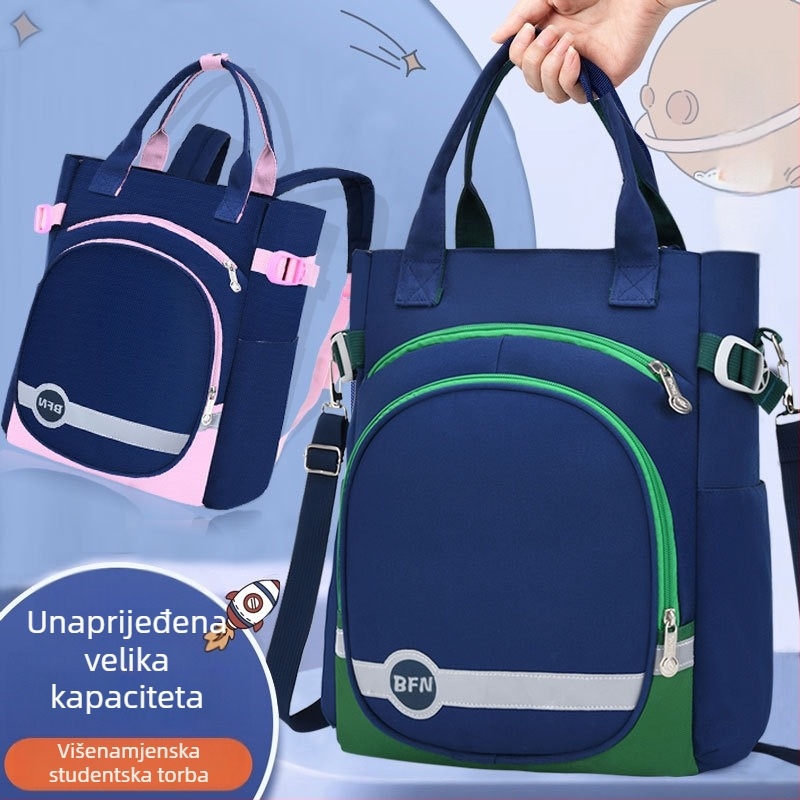 26 novi stil torbe za dopunske nastave za učenike, unisex, višenamjenska torba velikog kapaciteta, crossbody torba