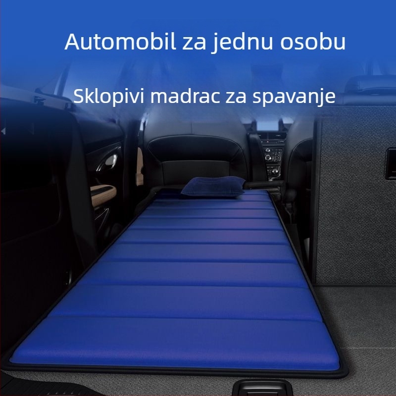 Auto montirana madrac za spavanje za jednu osobu, sklopiva u stražnji pretinac, univerzalna kompatibilnost, bez napuhavanja