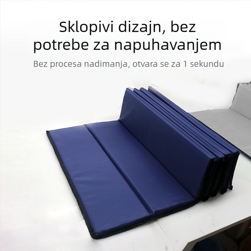 Auto montirana madrac za spavanje za jednu osobu, sklopiva u stražnji pretinac, univerzalna kompatibilnost, bez napuhavanja