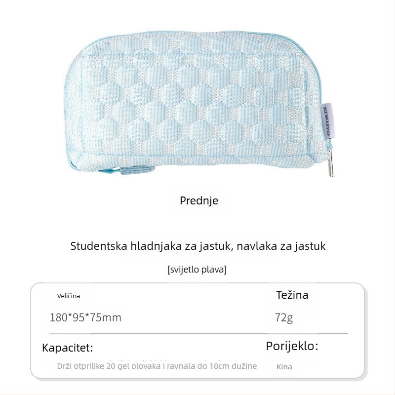 Platnena jastučić torba za olovke i kozmetiku - poliester, ležerni stil, univerzalna namjena, osnovno pakiranje