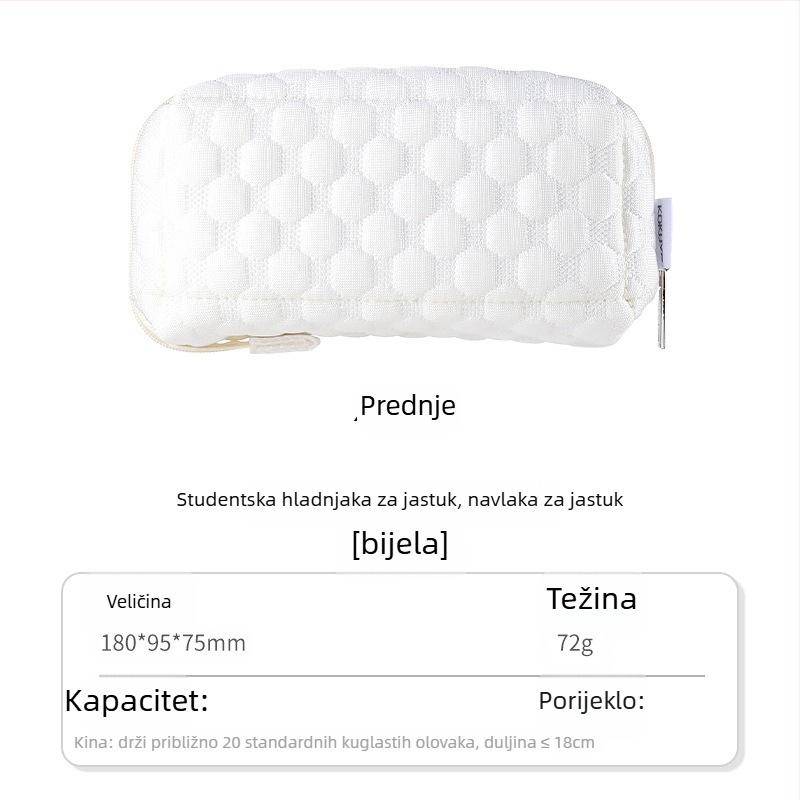 Platnena jastučić torba za olovke i kozmetiku - poliester, ležerni stil, univerzalna namjena, osnovno pakiranje